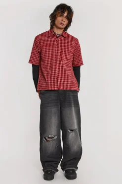 Jaded London Shirts*Rage Short Sleeve Shirt