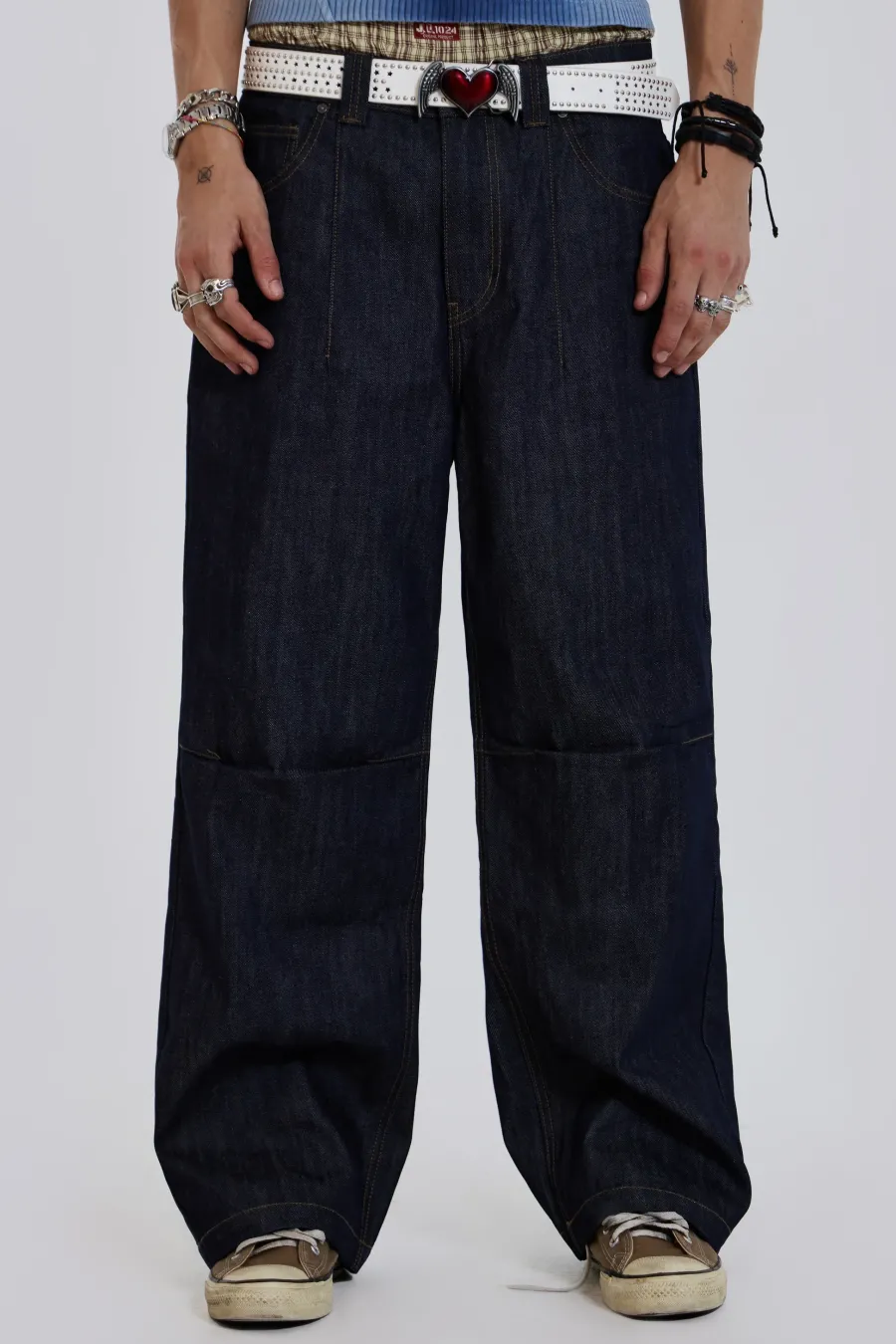 Jaded London Jeans*Raw Denim Razor Jeans