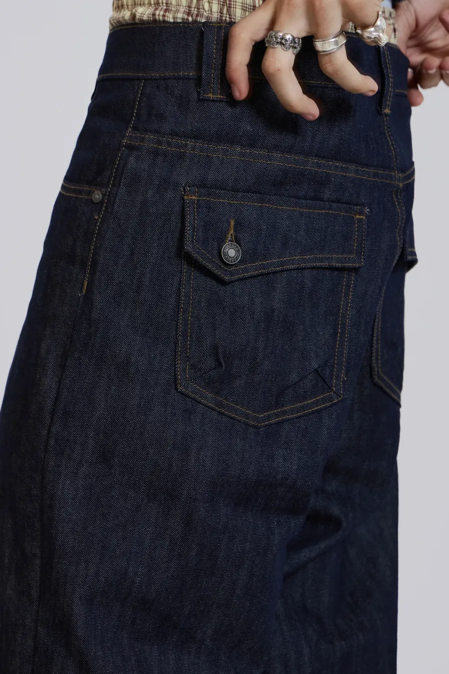 Jaded London Jeans*Raw Denim Razor Jeans