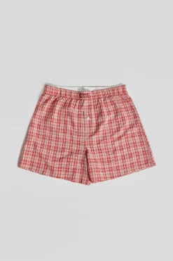 Jaded London Jorts & Shorts*Red Check Boxer