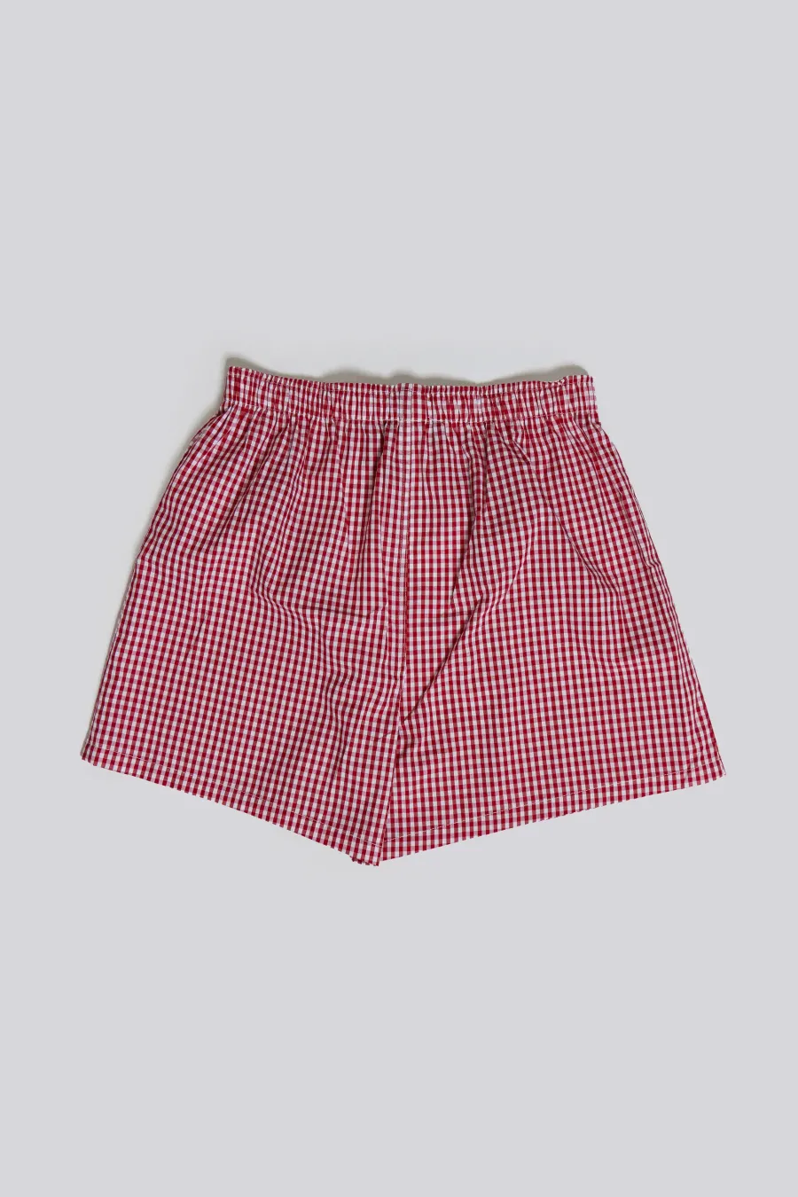 Jaded London Jorts & Shorts*Red Gingham Printed Boxer