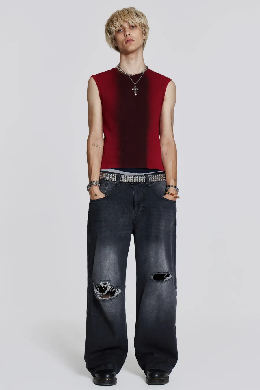 Jaded London Vests*Red Glare Tank