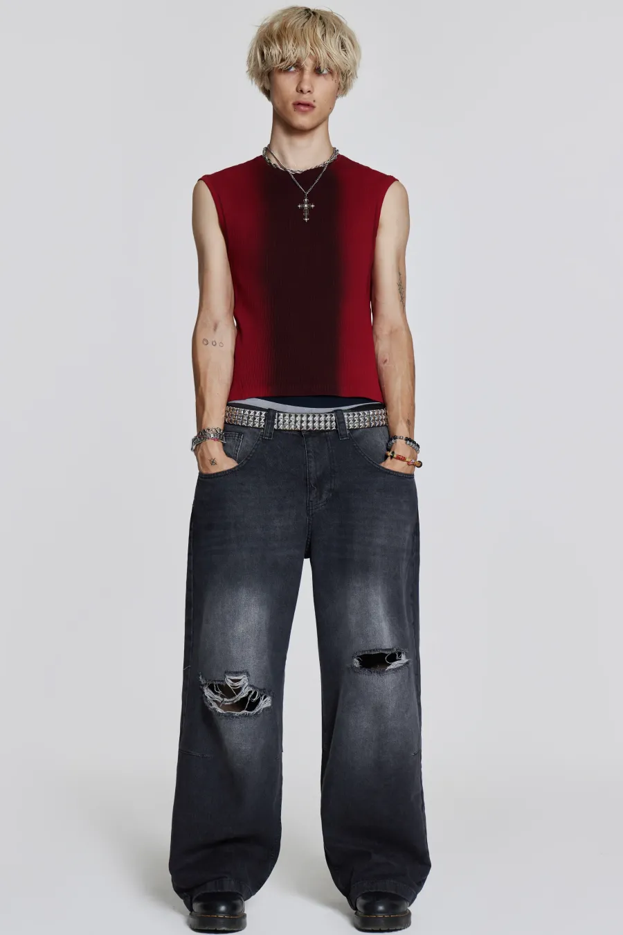 Jaded London Vests*Red Glare Tank