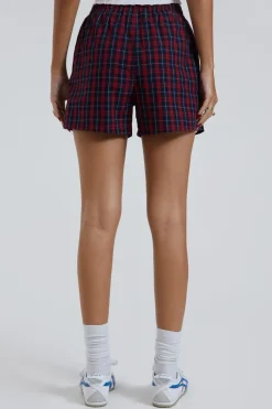 Jaded London Shorts & Jorts*Red Tartan Boxer Short