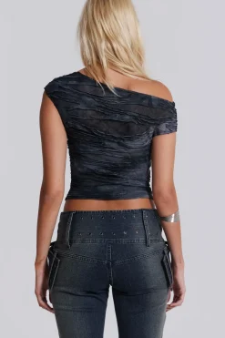 Jaded London Crop Tops*Reign Asymmetric Top
