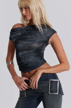 Jaded London Crop Tops*Reign Asymmetric Top