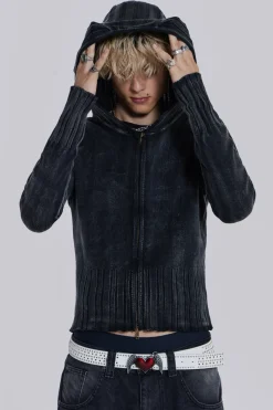 Jaded London Knitwear*Relic Knit Hoodie