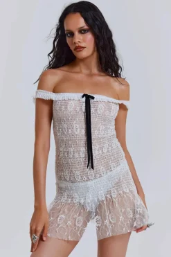 Jaded London Mini Dresses*Rita Mini Dress In White
