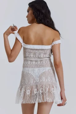 Jaded London Mini Dresses*Rita Mini Dress In White