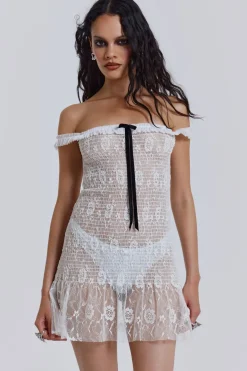 Jaded London Mini Dresses*Rita Mini Dress In White