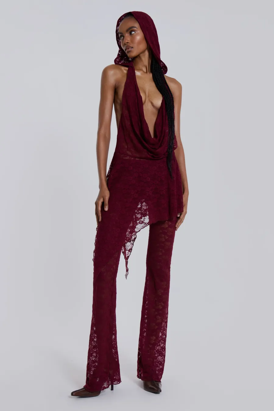 Jaded London Trousers*Riva Lace Hooded Co-Ord Set