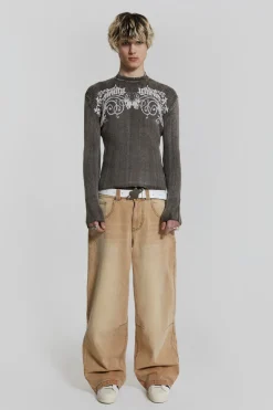 Jaded London Jeans*Sand Colossus Baggy Jeans