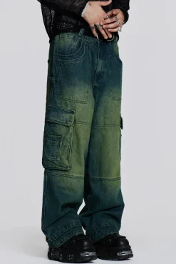 Jaded London Colossus Jeans*Sandblast Monster Cargo Jeans
