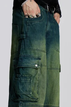 Jaded London Colossus Jeans*Sandblast Monster Cargo Jeans