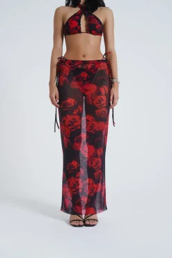 Jaded London Maxi Skirts*Selene Mesh Maxi Skirt