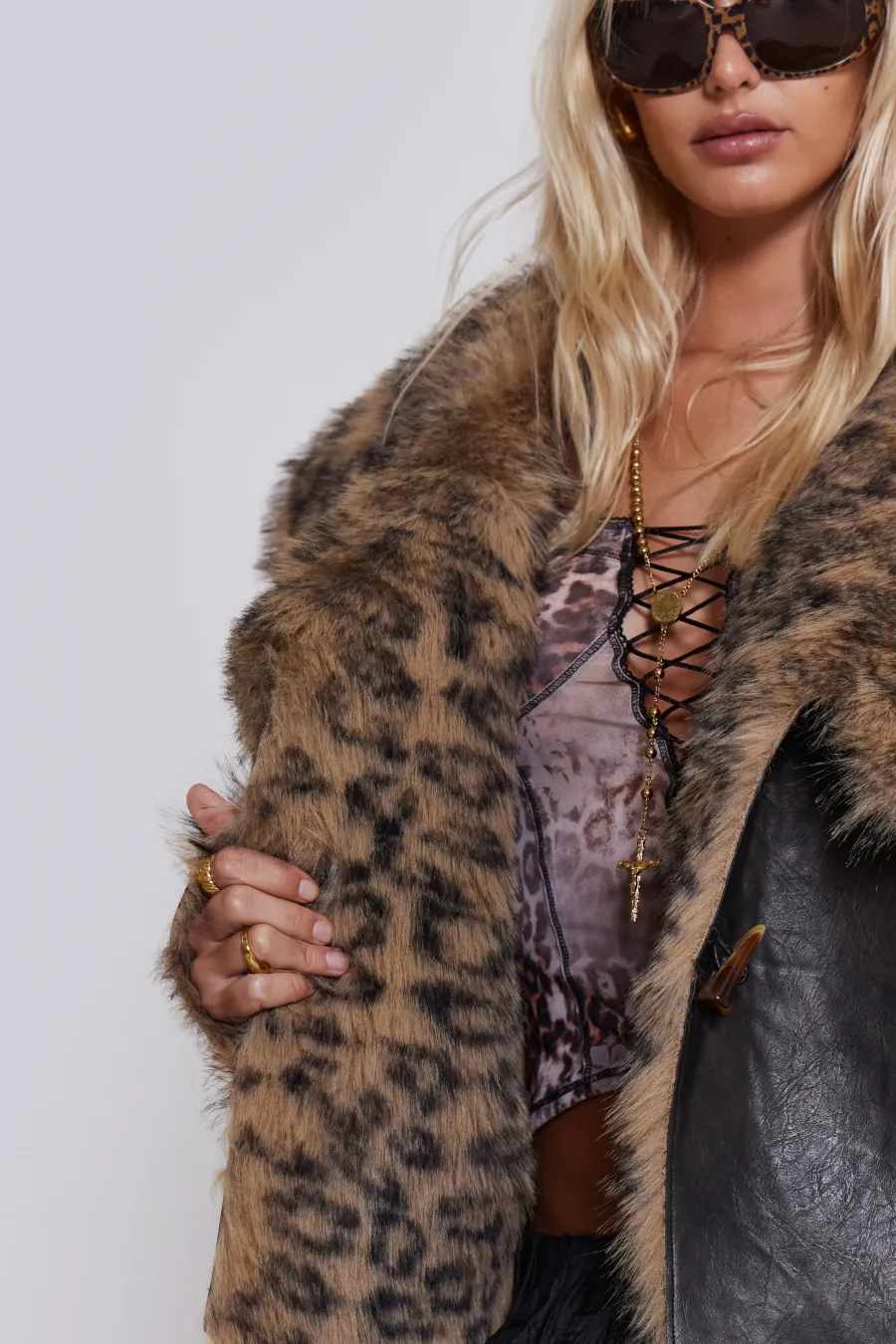 Jaded London *Seone Faux Fur Jacket