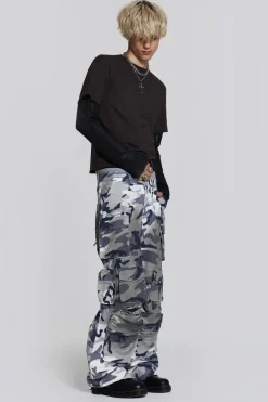 Jaded London Colossus Jeans*Siberia Camo Cargos