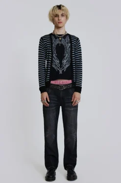 Jaded London Knitwear*Sid Stripe Cardigan