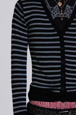 Jaded London Knitwear*Sid Stripe Cardigan