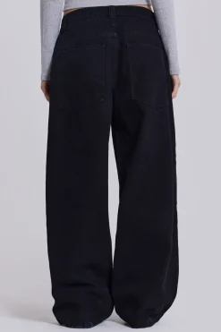 Jaded London Jeans*Solid Black Colossus Jeans