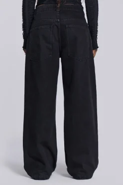 Jaded London Jeans*Solid Black Colossus Jeans