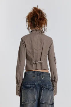 Jaded London Long Sleeve Tops*Solstice Cargo Shirt