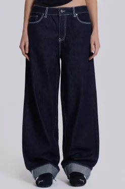Jaded London Jeans*Sonic Embroidered Baggy Jeans