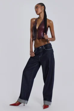 Jaded London Jeans*Sonic Embroidered Baggy Jeans