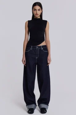 Jaded London Jeans*Sonic Embroidered Baggy Jeans