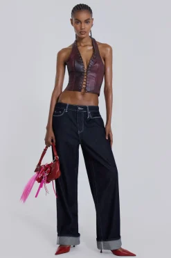Jaded London Jeans*Sonic Embroidered Baggy Jeans