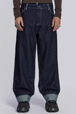 Jaded London Baggy Jeans*Sonic Embroidered Baggy Jeans