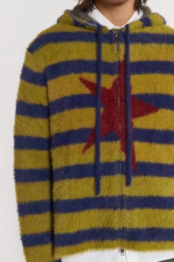 Jaded London *Sonic Stripe Knit Hoodie