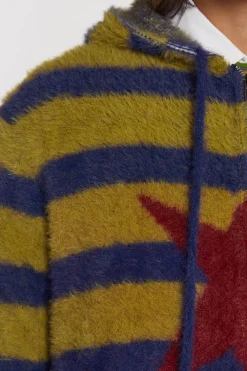 Jaded London *Sonic Stripe Knit Hoodie