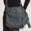 Jaded London *Stellar Denim Messenger Bag