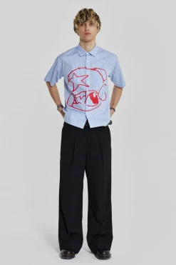 Jaded London Shirts*Stereo Stripe Shirt