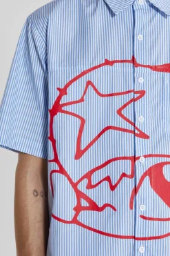 Jaded London Shirts*Stereo Stripe Shirt