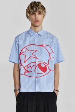 Jaded London Shirts*Stereo Stripe Shirt