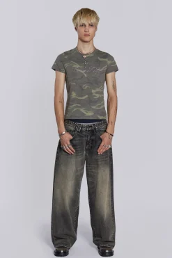 Jaded London Colossus Jeans*Stud Colossus Jeans