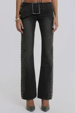 Jaded London Jeans*Studded Up Denim Jeans