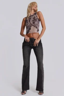 Jaded London Jeans*Studded Up Denim Jeans