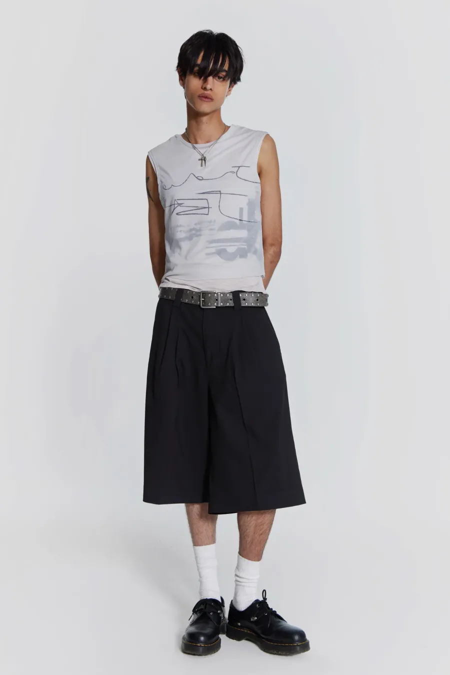 Jaded London Vests*Surge Layered Tank