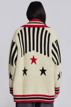 Jaded London Knitwear*Team 23 Knitted Zip Through