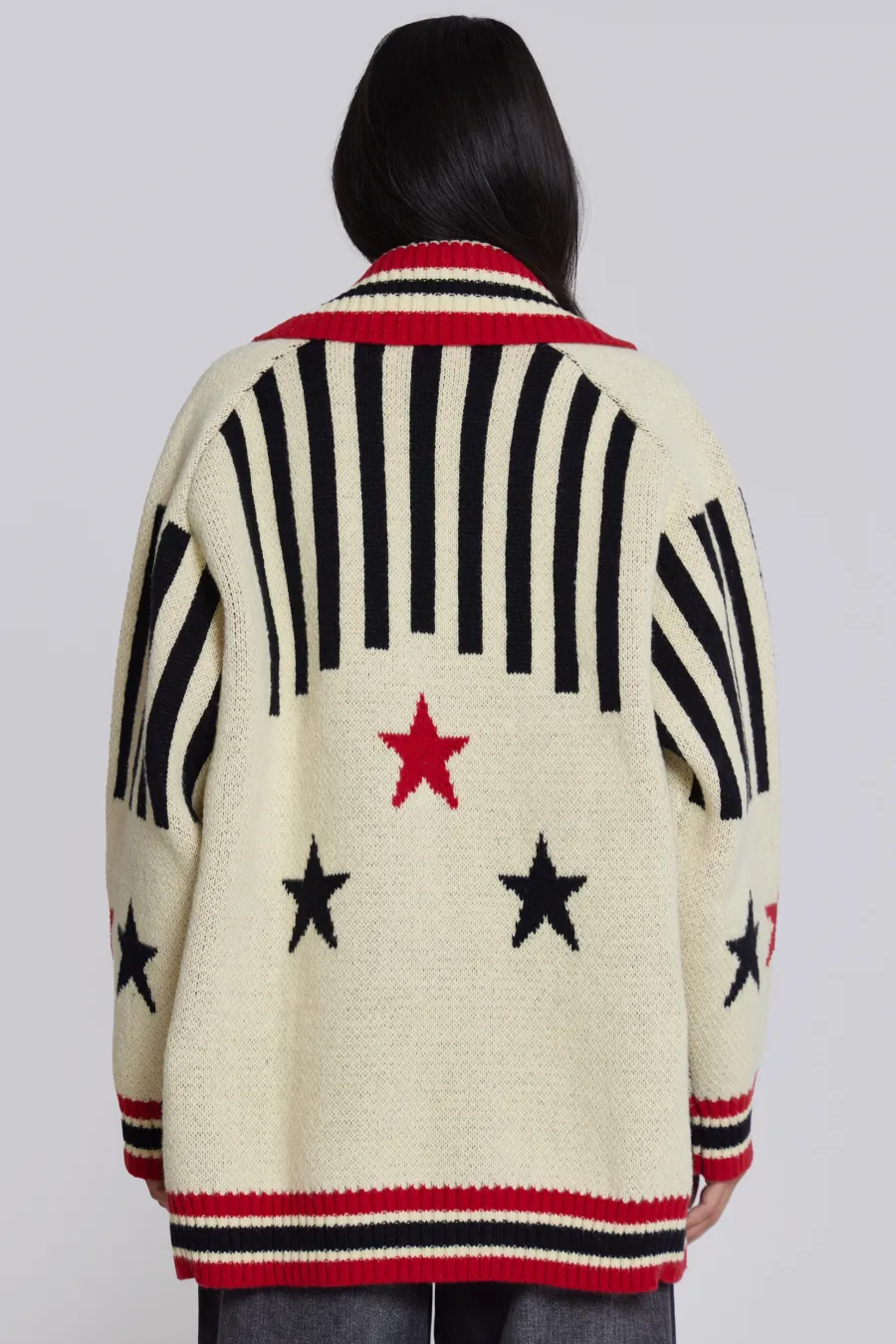 Jaded London Knitwear*Team 23 Knitted Zip Through