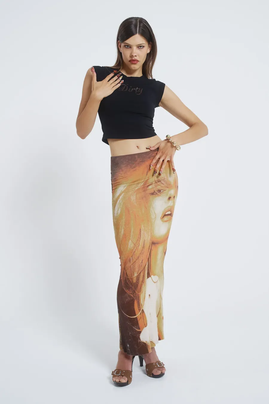 Jaded London Midi Dresses*Teased Multi-Wear Bodycon Slip Midi Dress