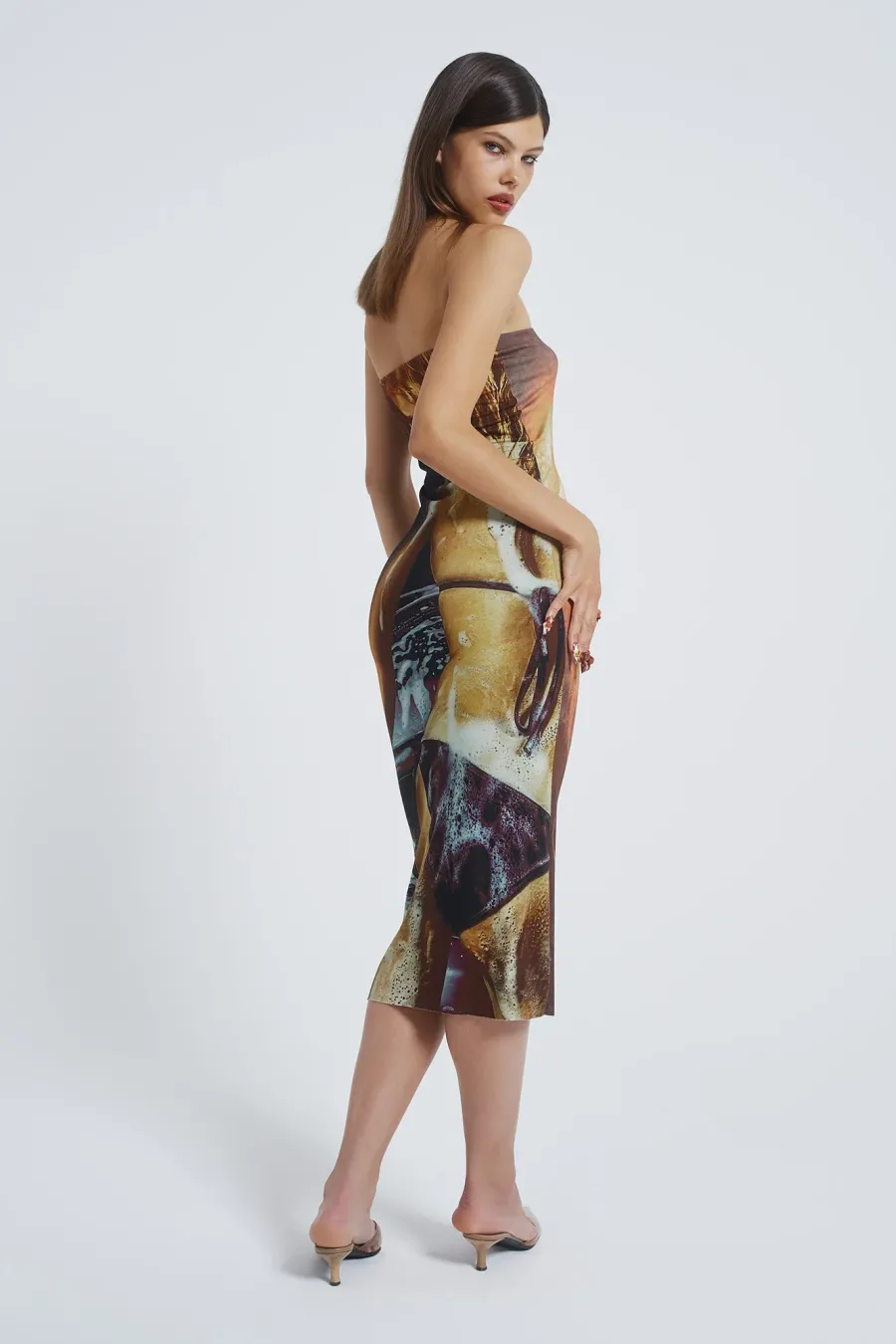 Jaded London Midi Dresses*Teased Multi-Wear Bodycon Slip Midi Dress