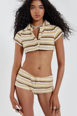Jaded London *Thalia Towelling Micro Shorts