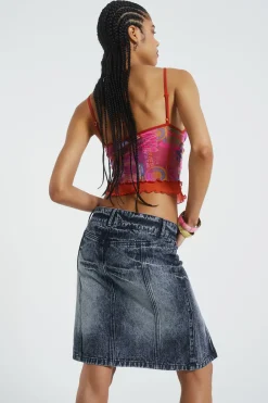 Jaded London Midi Skirts*The Hills Denim Midi Skirt