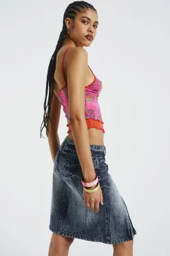 Jaded London Midi Skirts*The Hills Denim Midi Skirt