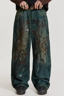 Jaded London Jeans*Through The Trees Baggy Jeans