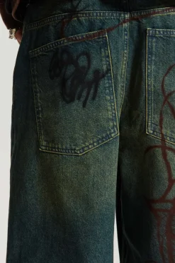 Jaded London Jeans*Through The Trees Baggy Jeans